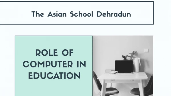 Role of Computer in Education