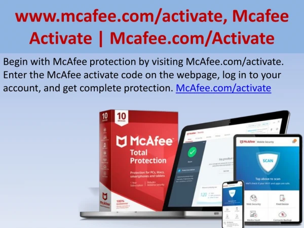 www.mcafee.com/activate, Mcafee Activate | Mcafee.com/Activate
