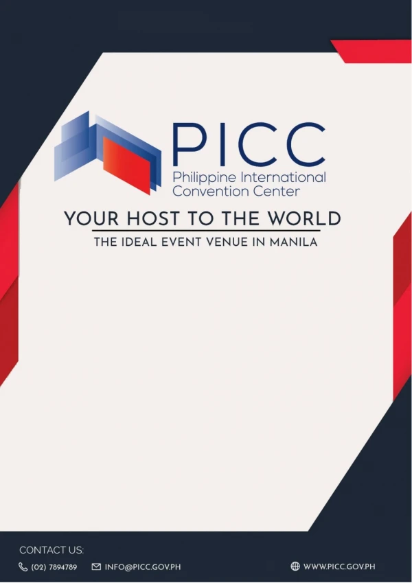 PICC, YOUR HOST TO THE WORLD - The Ideal Event Venue in Manila