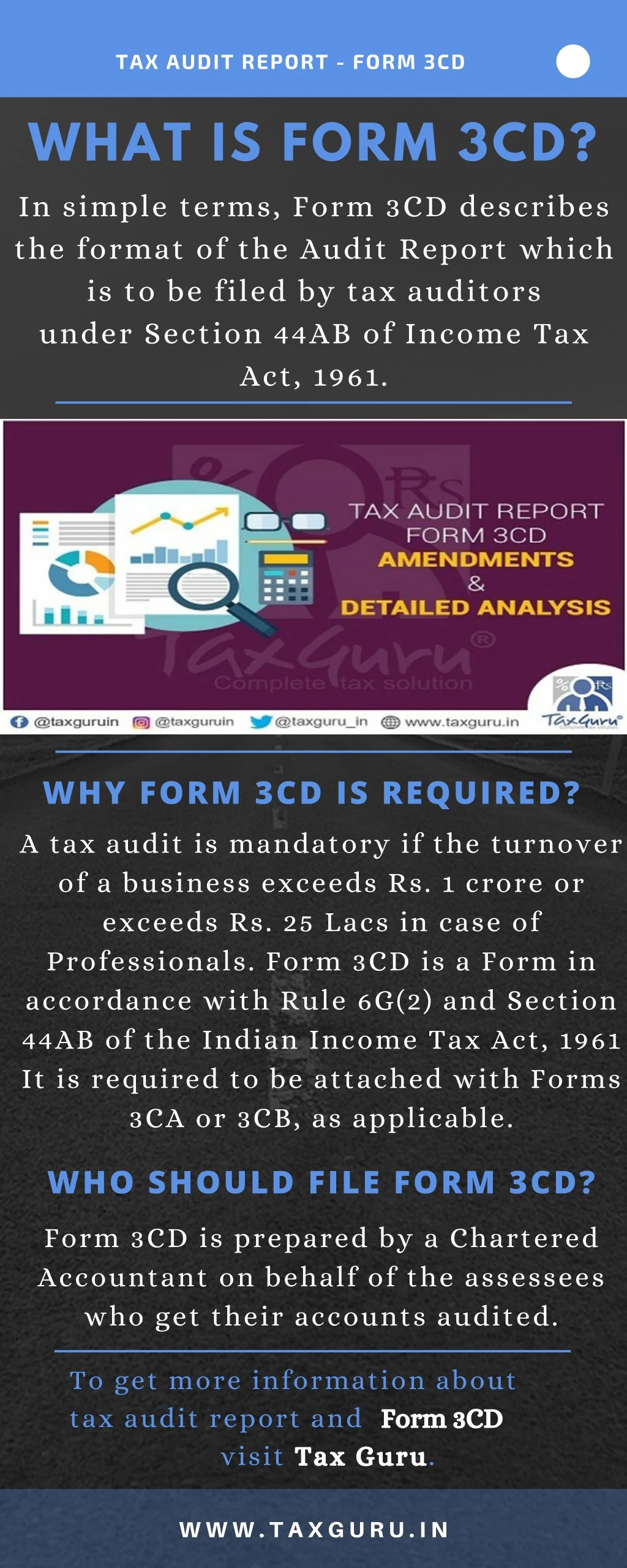 tax audit report form 3cd