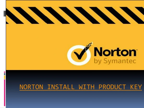 Norton Install with Product Key