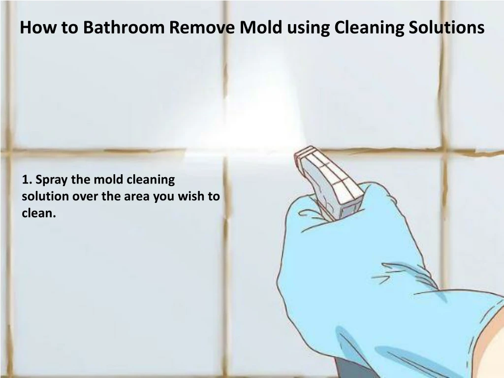 how to bathroom remove mold using cleaning