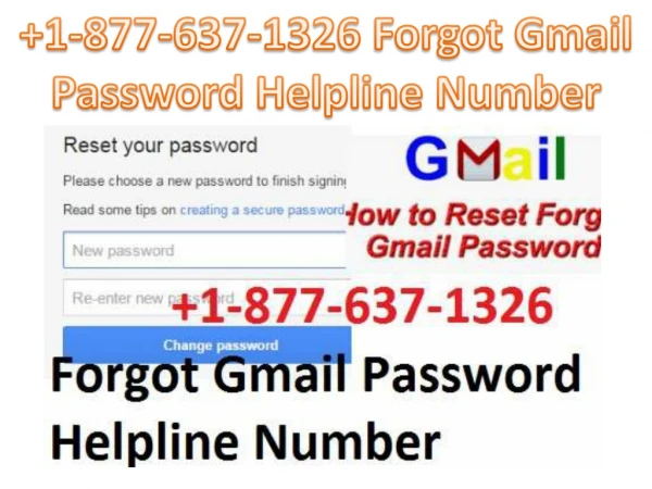 1-877-637-1326 Forgot Gmail Password Helpline Number