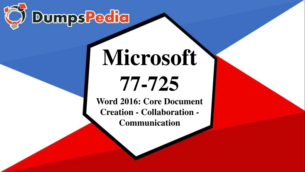 microsoft 77 725 word 2016 core document creation
