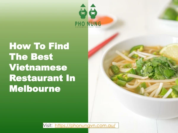 How to Find the Best Vietnamese Restaurant in Melbourne