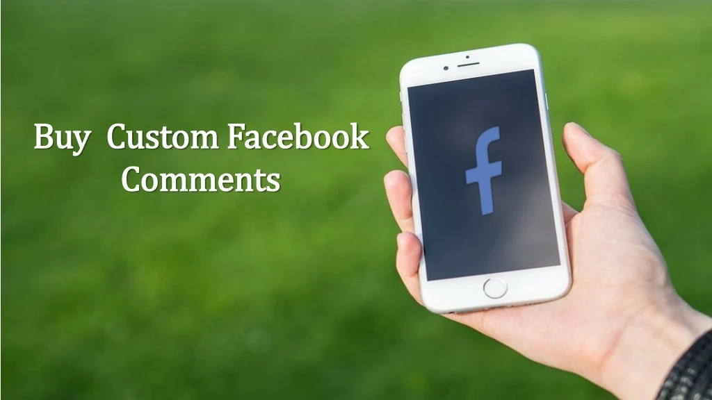 buy custom facebook comments