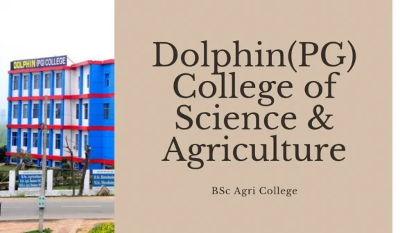BSc Agri College