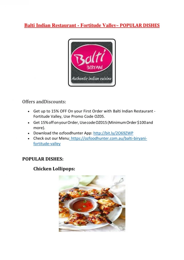 Balti Indian Restaurant - Fortitude Valley-Fortitude Valley - Order Food Online