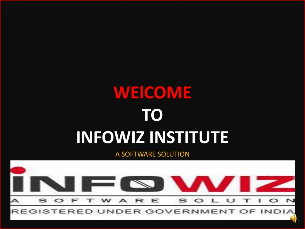welcome to infowiz institute