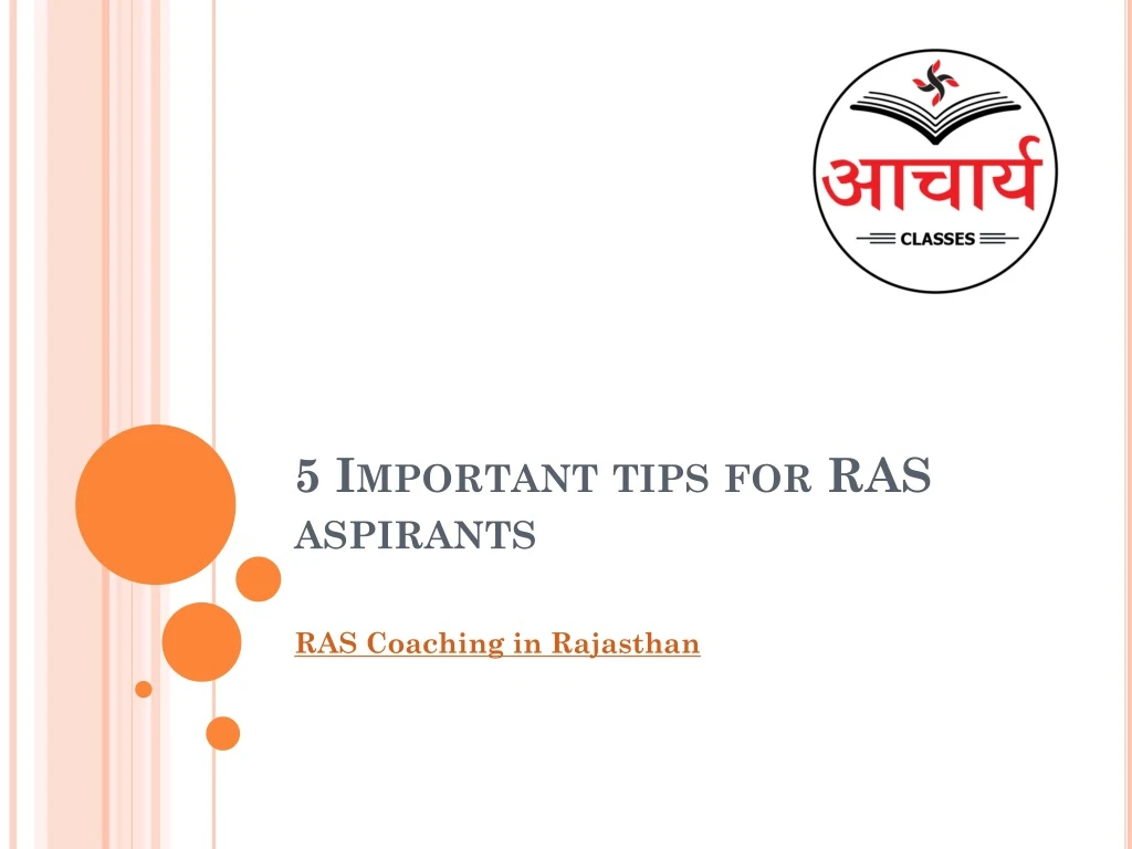 5 important tips for ras aspirants