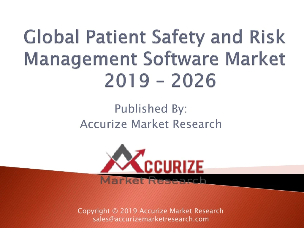 global patient safety and risk management software market 2019 2026
