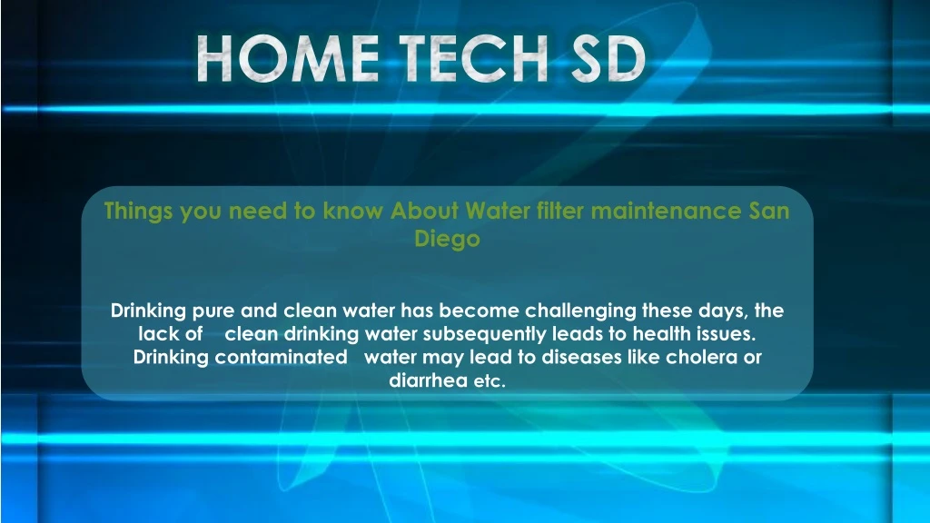 things you need to know about water filter