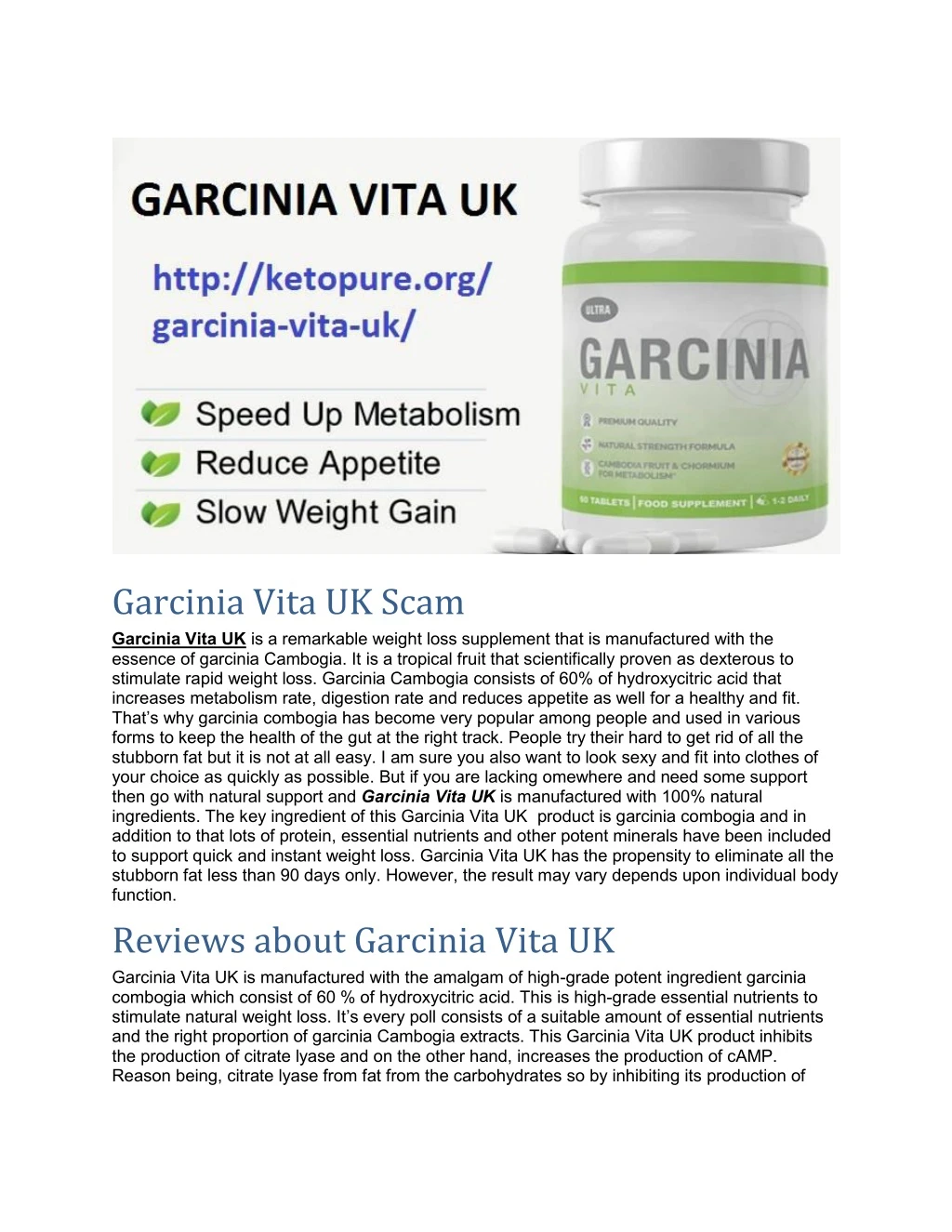 garcinia vita uk scam garcinia vita