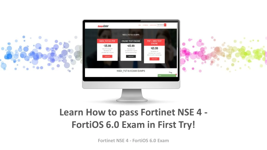 learn how to pass fortinet nse 4 fortios 6 0 exam