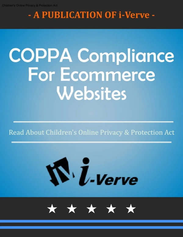 COPPA Compliance For Ecommerce Store