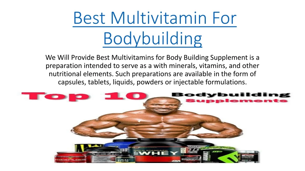 best multivitamin for bodybuilding