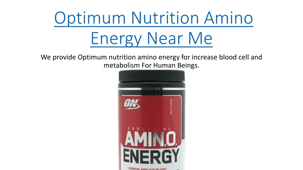optimum nutrition amino energy near me