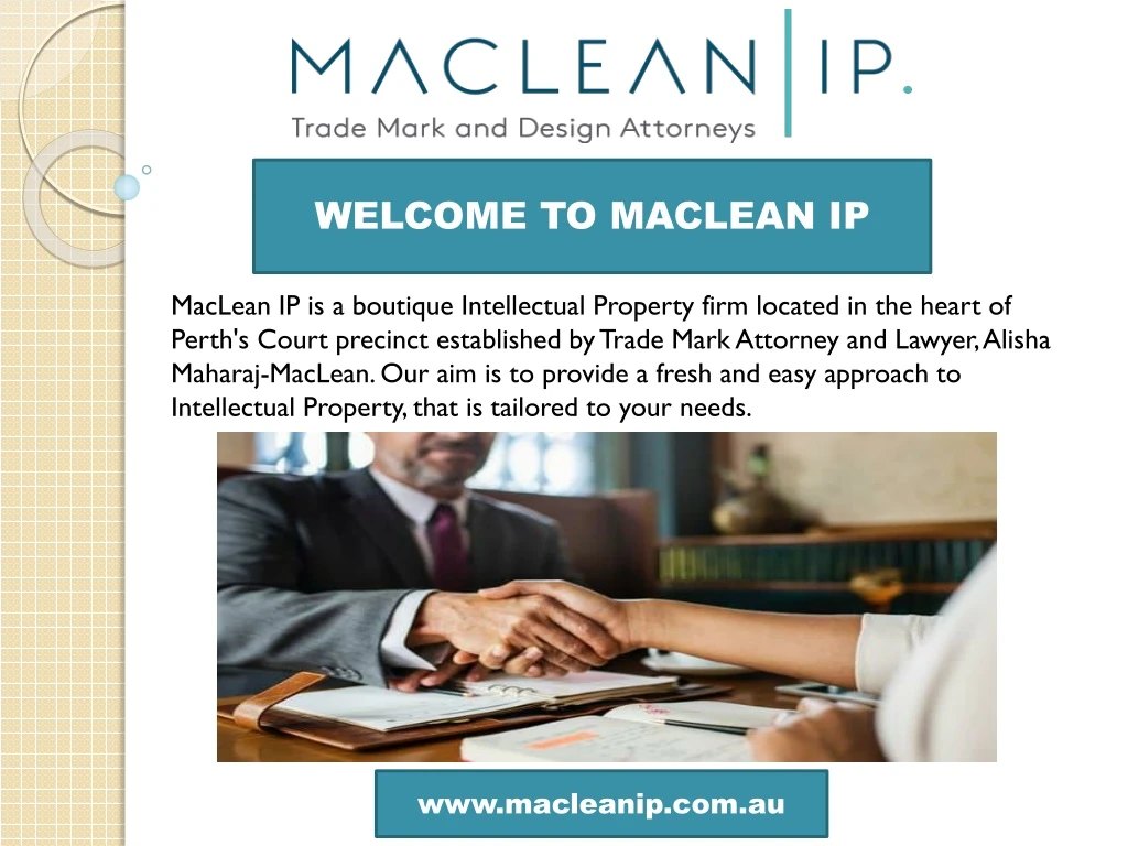 welcome to maclean ip