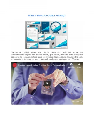 What is Direct-to-Object Printing? - slide 1