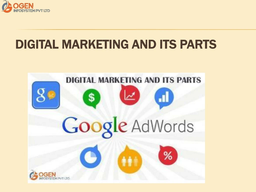 digital marketing and its parts