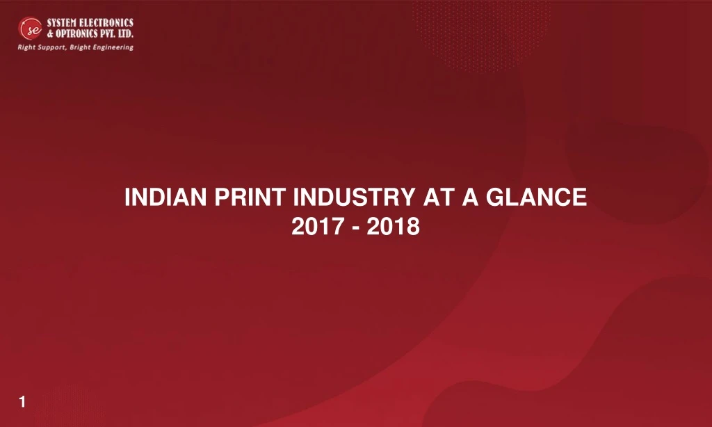 indian print industry at a glance 2017 2018