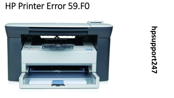 HP Printer Error 59.F0