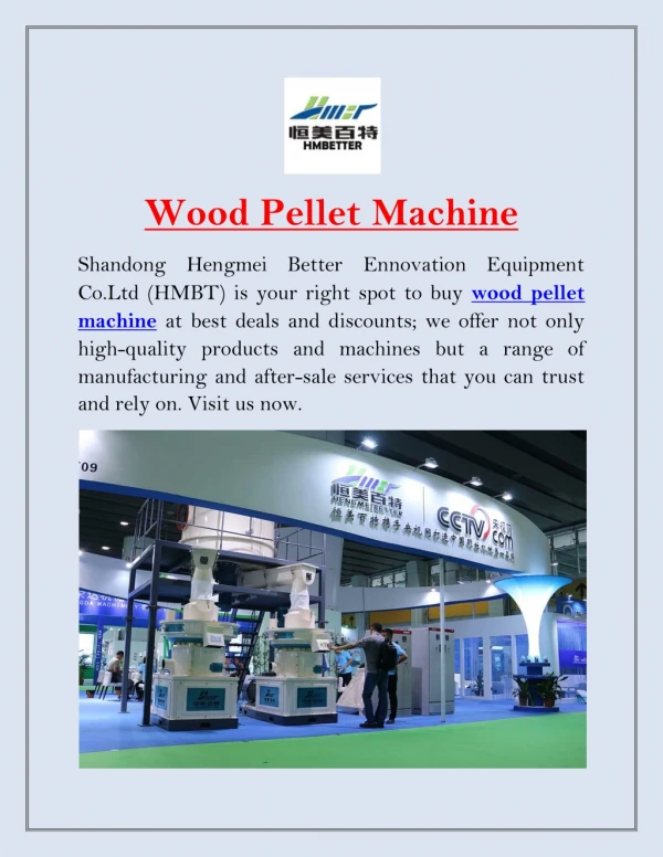 Looking for Wood Pellet Machine | Hmpellet Mill