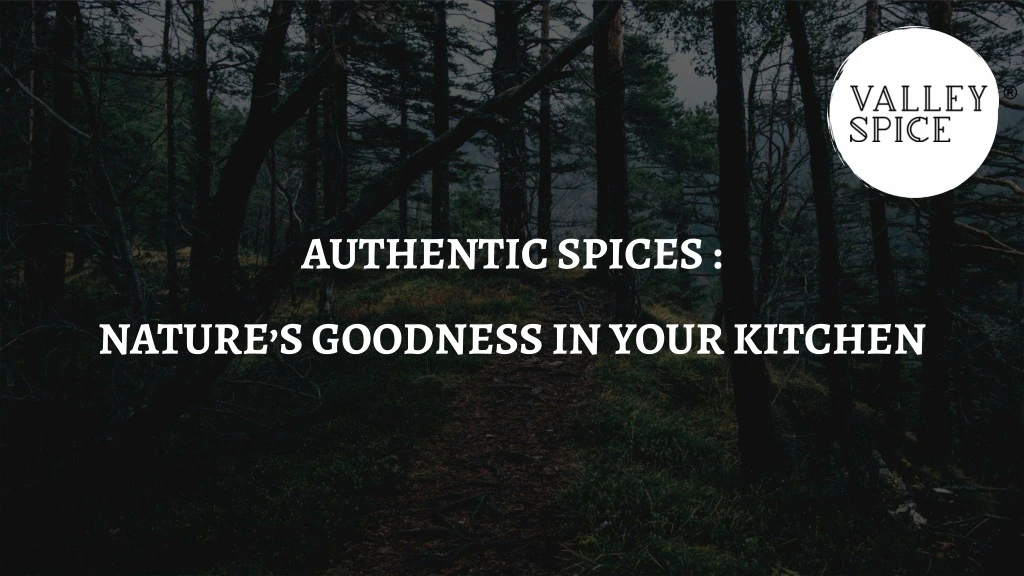 authentic spices
