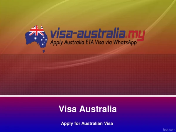 Australia Traveling Visa
