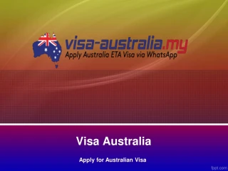 Australia Traveling Visa - slide 1