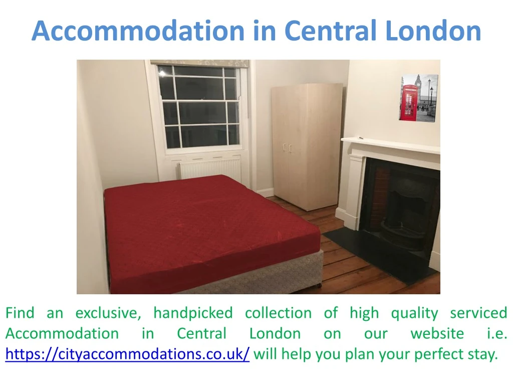 accommodation in central london