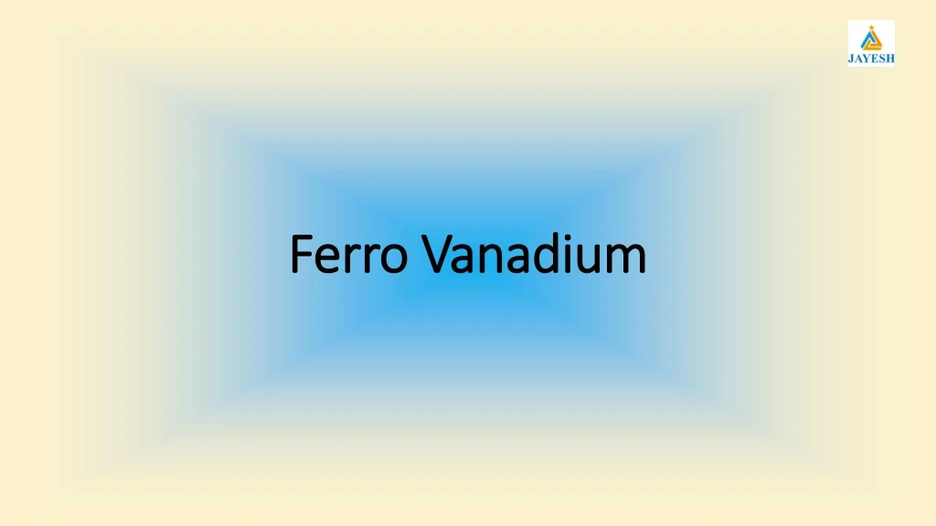 ferro vanadium