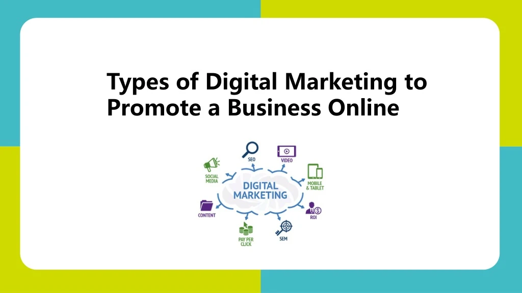 types of digital marketing to promote a business