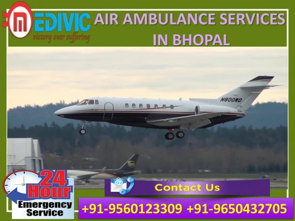 Pick Whole Emergency Solution Air Ambulance Services in Bhopal by Medivic