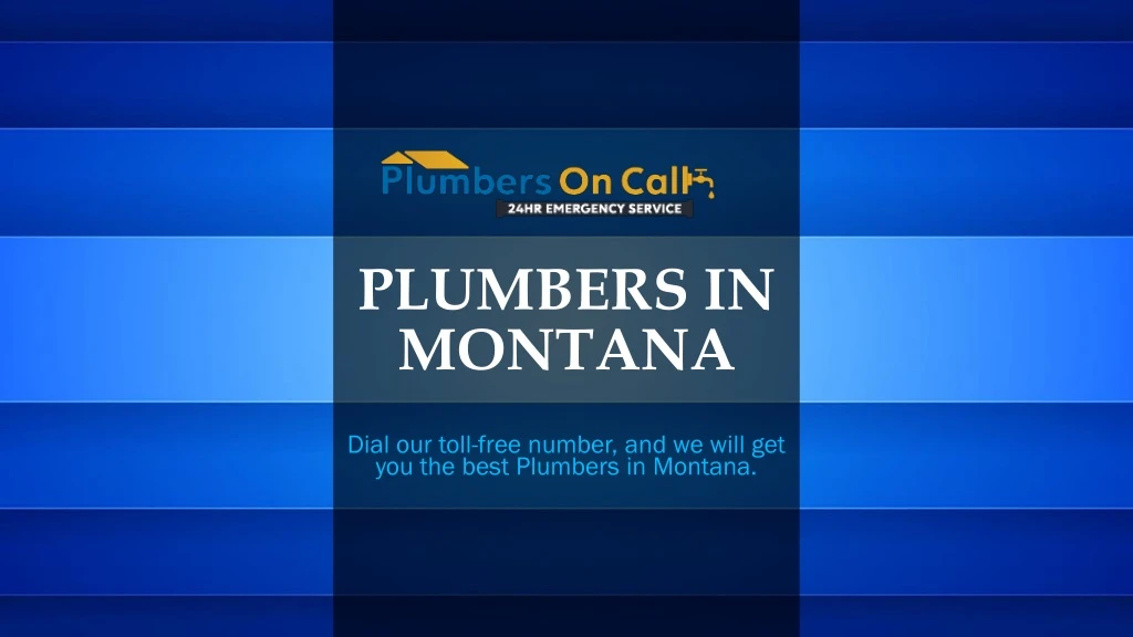plumbers in montana