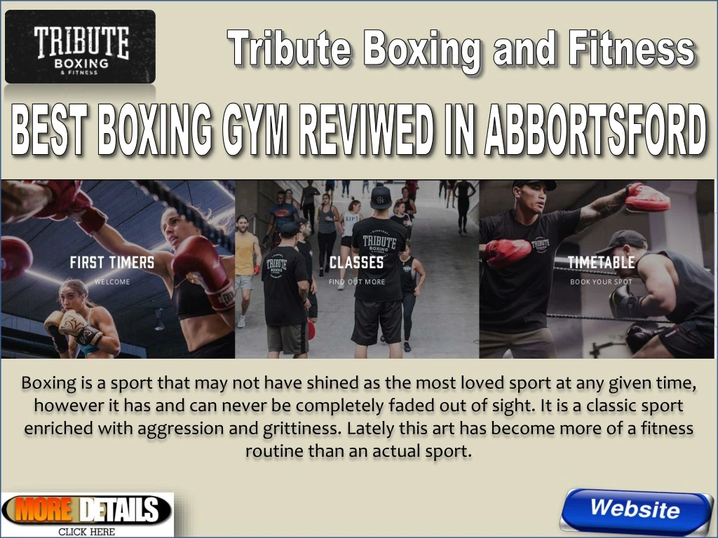 tribute boxing and fitness