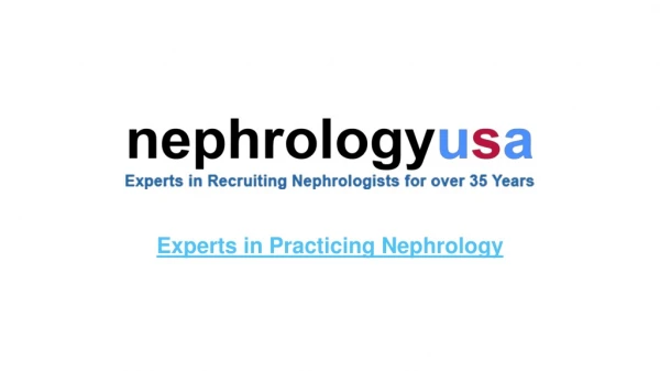 Physician Recruiting & Employment Opportunities | Nephrology jobs