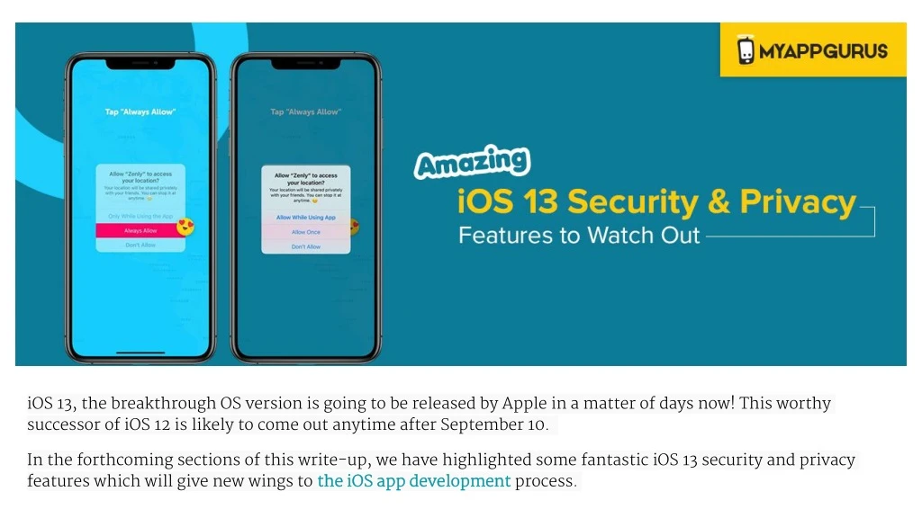 ios 13 the breakthrough os version is going