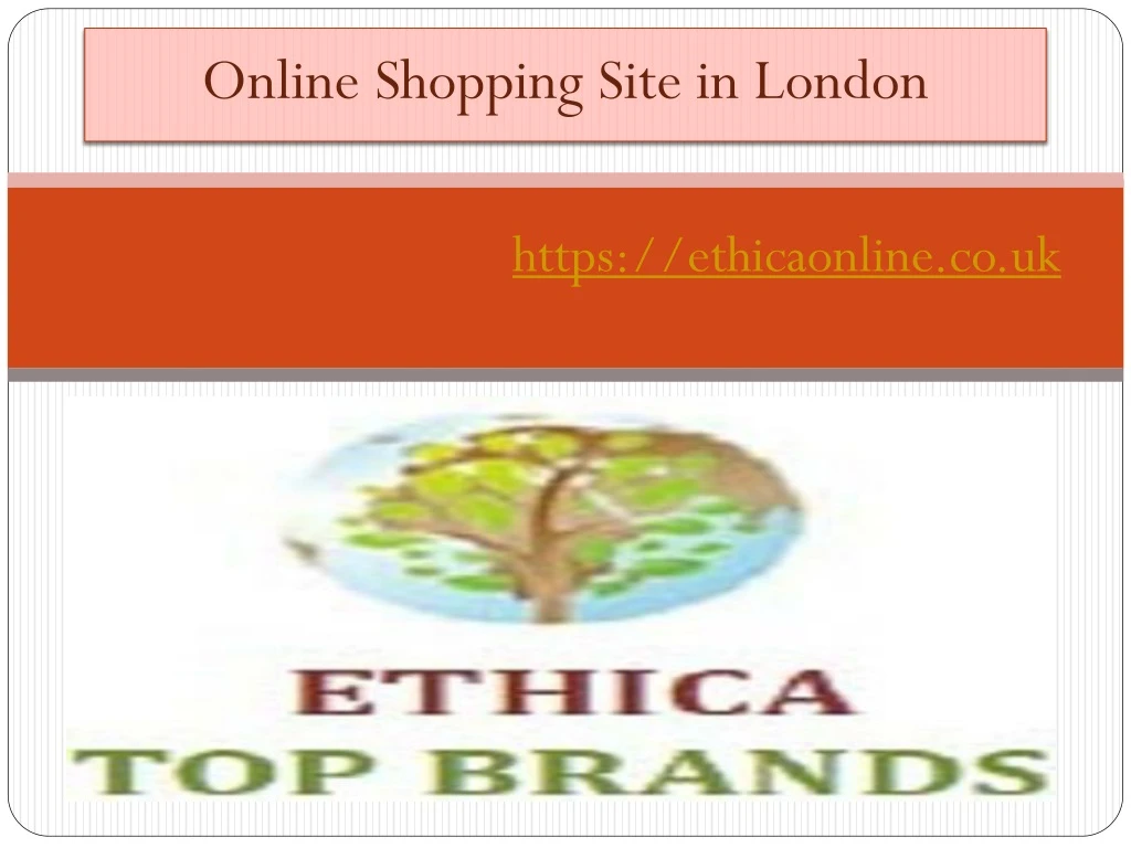 o nline shopping site in london