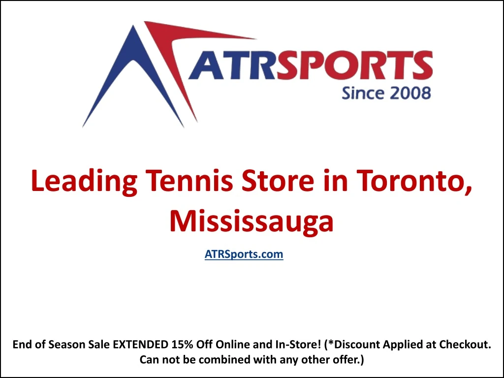 leading tennis store in toronto mississauga
