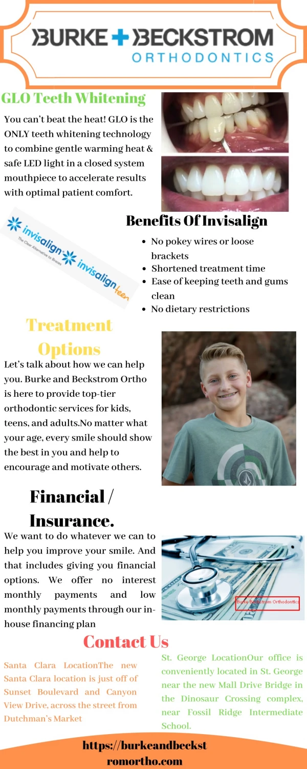 GLO Teeth Whitening at Burke Beckstrom Orthodontics