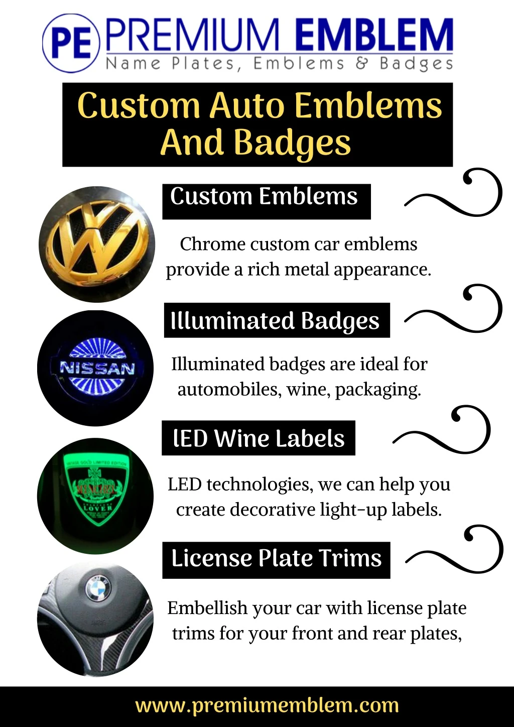 custom auto emblems and badges custom emblems