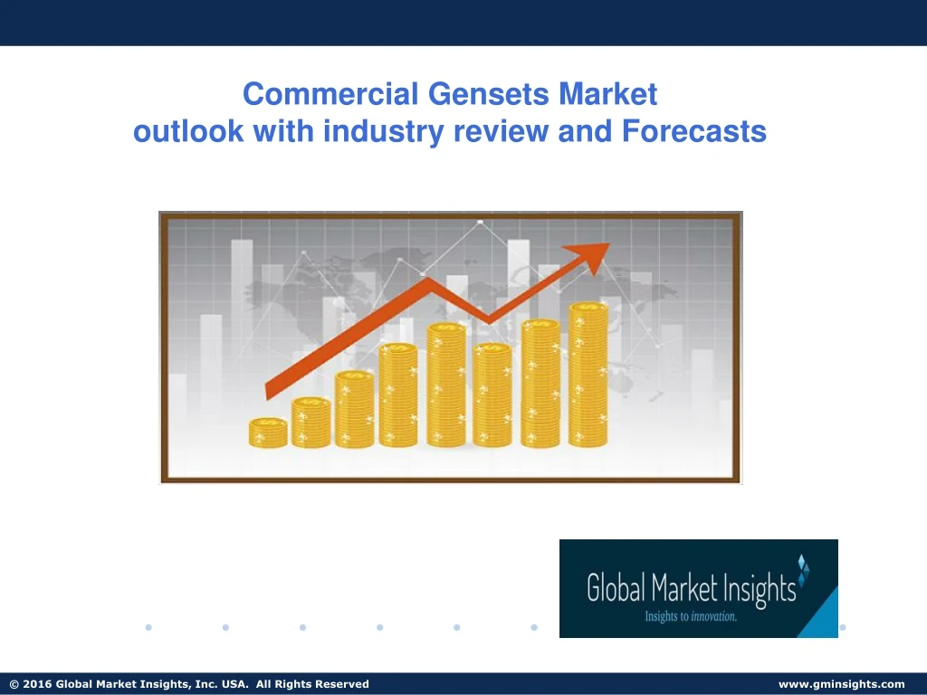 commercial gensets market outlook with industry