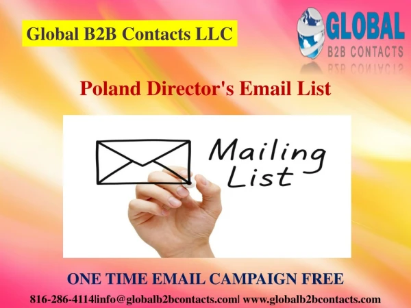 Poland Director's Email List