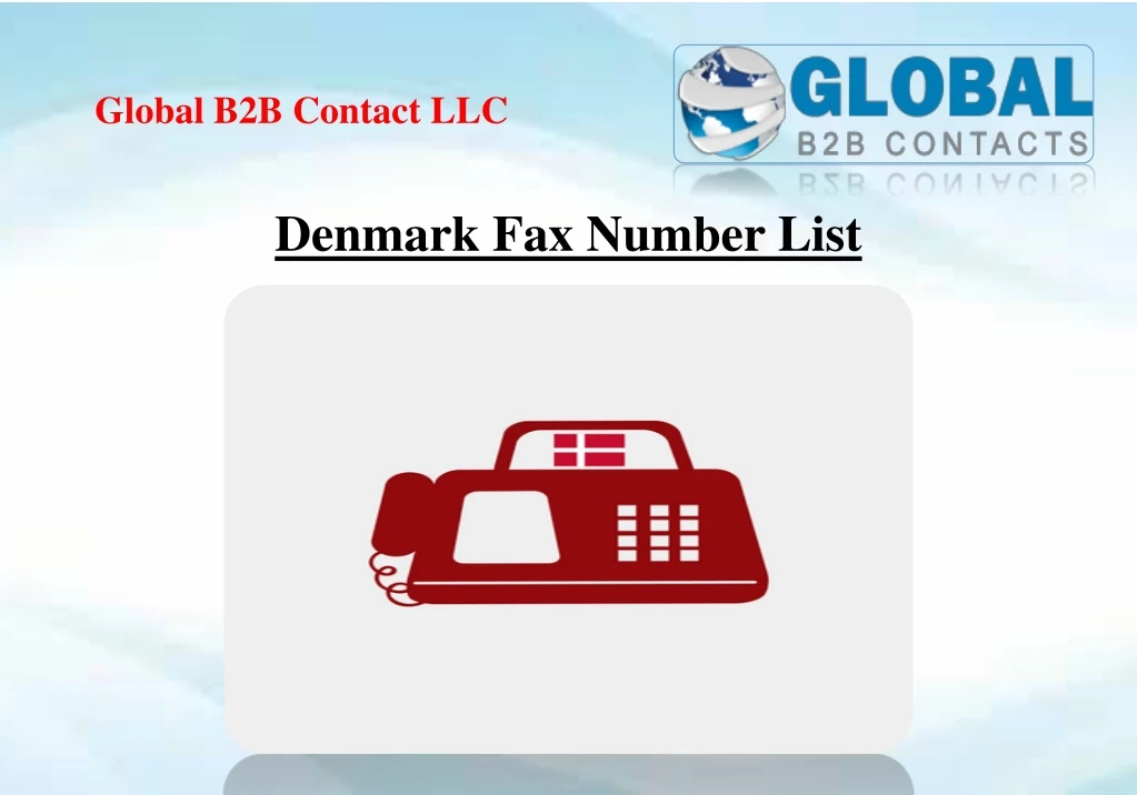 denmark fax number list