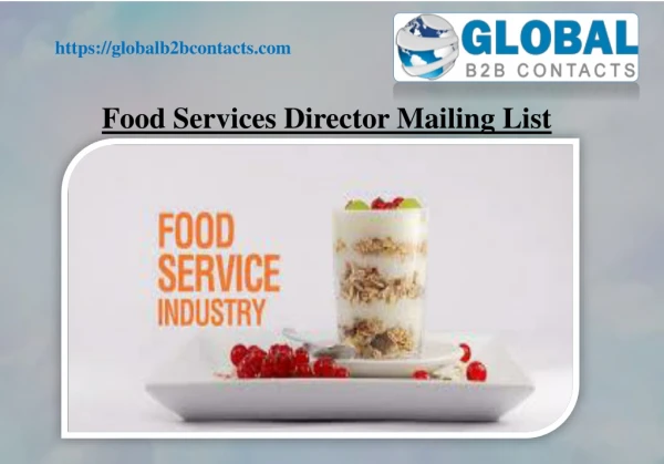 Food Services Director Mailing List