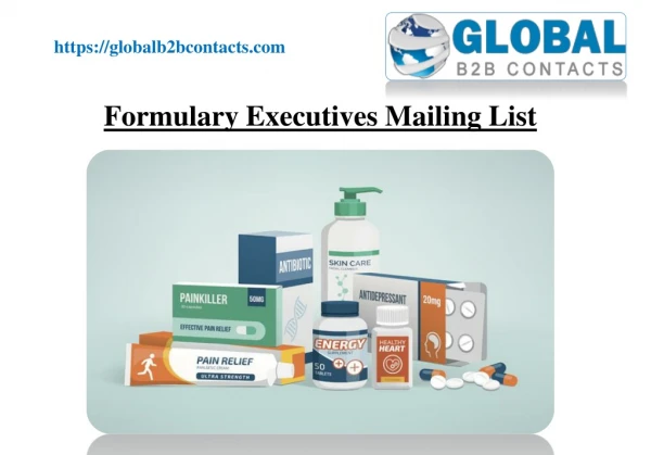 Formulary Executives Mailing List