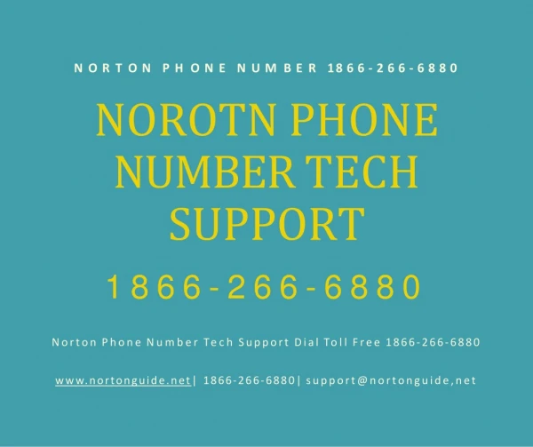 Norton phone number tech support