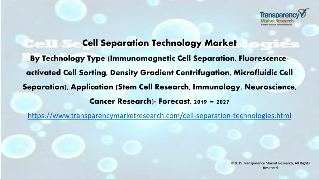 cell separation technology market