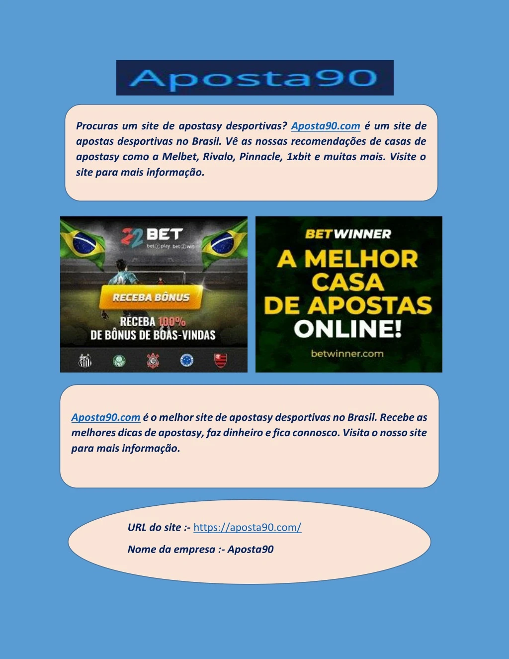 procuras um site de apostasy desportivas aposta90